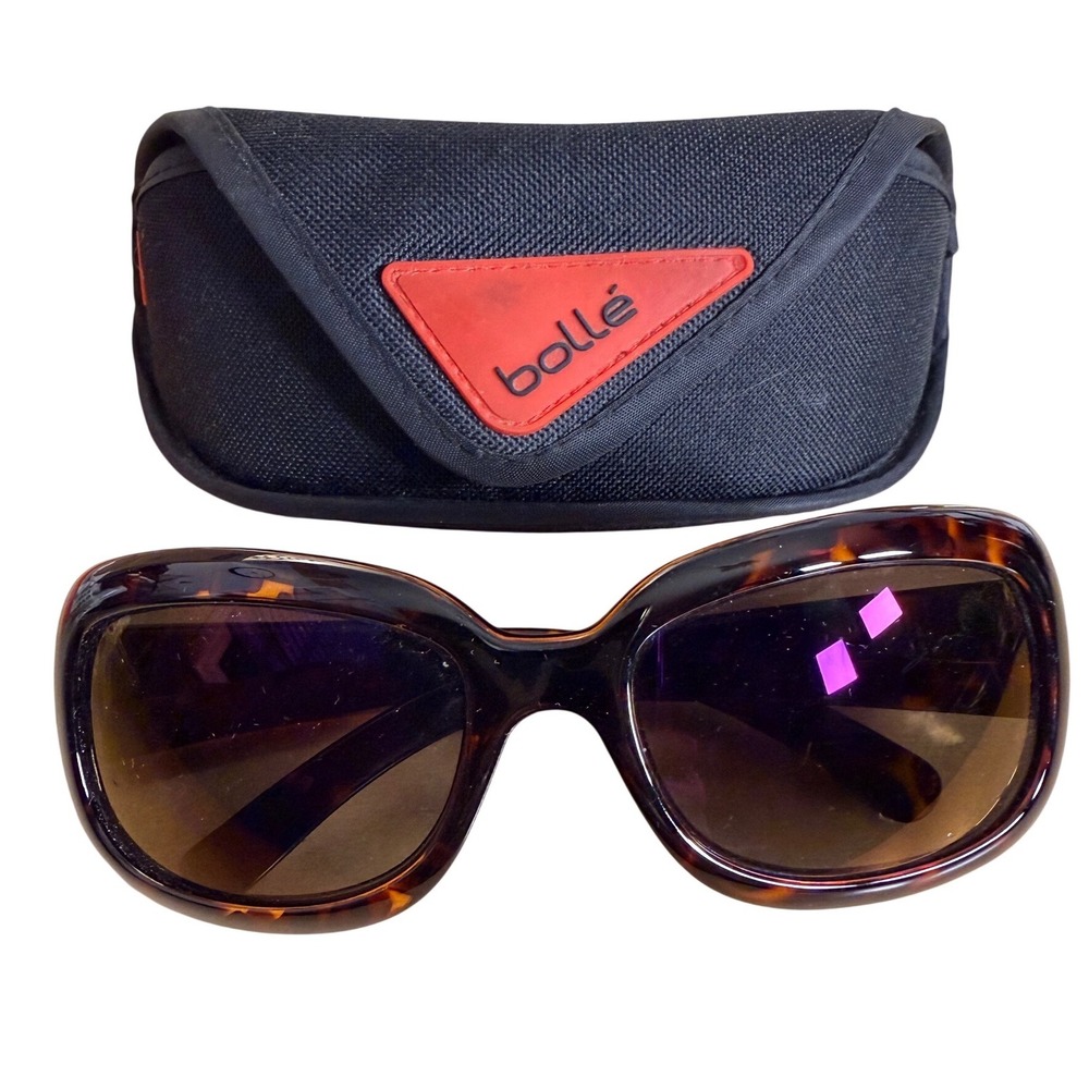 Bolle Sunglasses OS Brown Tortoiseshell Good Prescription Lenses Retro Y2K